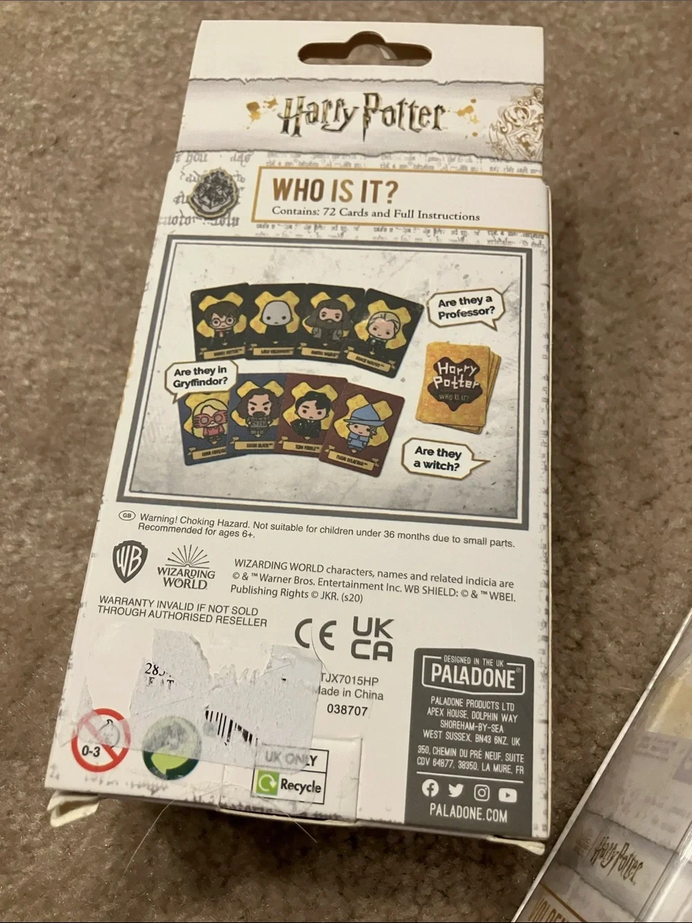 Harry Potter Voldemort Wand Pen & Harry Potter Trivia Card Game bundle